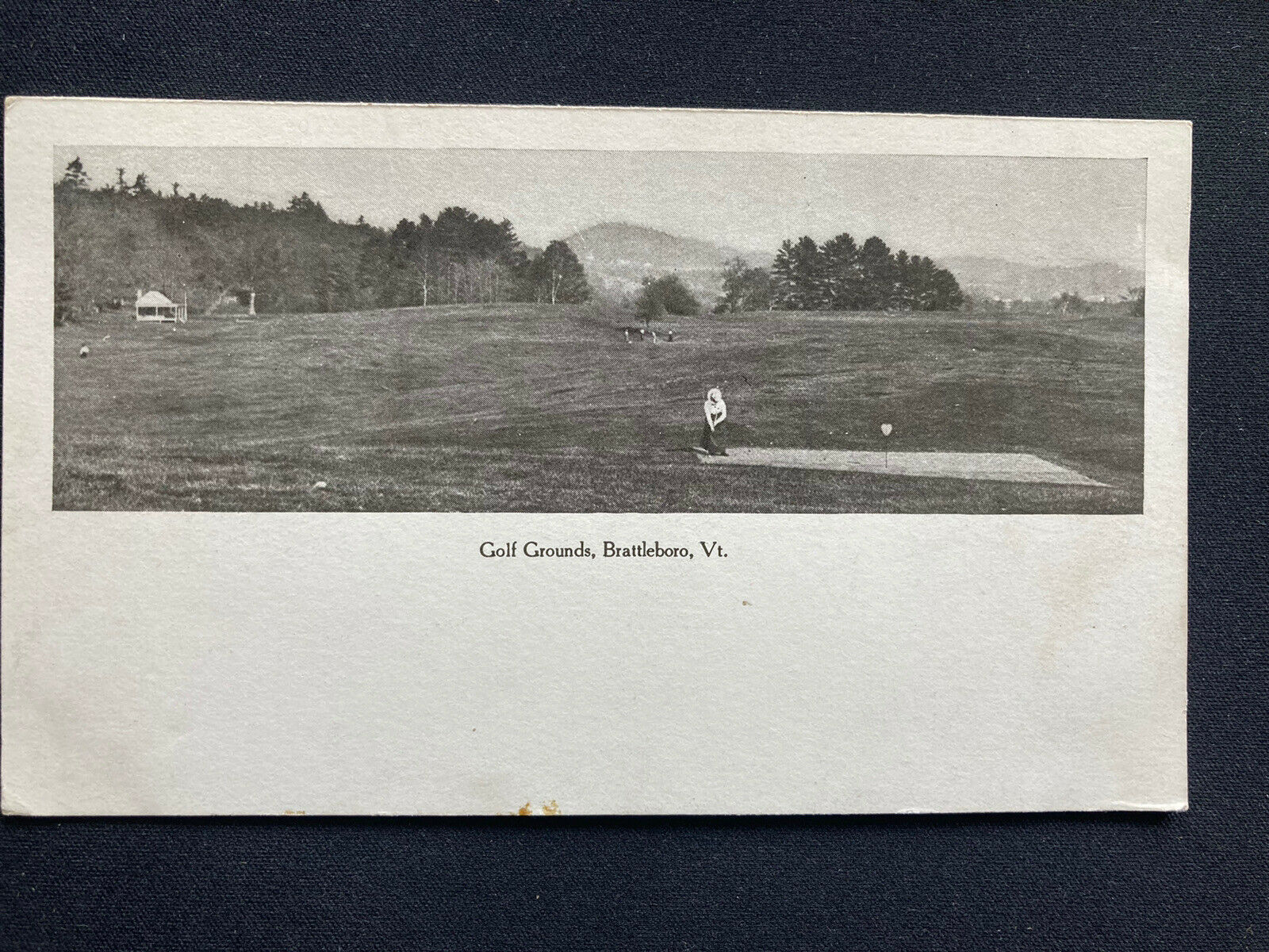 Brattleboro Vermont Golf Course Post Card Undivided Back 1901-1907