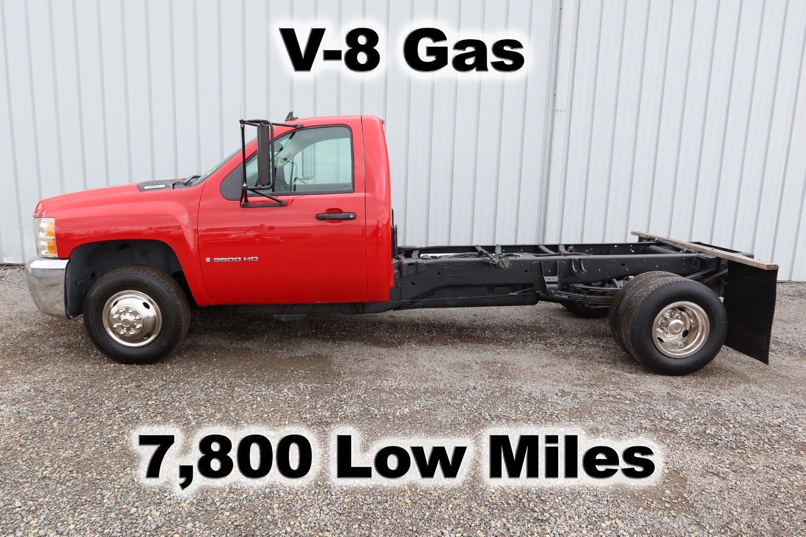 3500 Hd 6.0 Gas Automatic Cab Chassis Haul Deliver Dump Box Truck 7,800 Low Mile