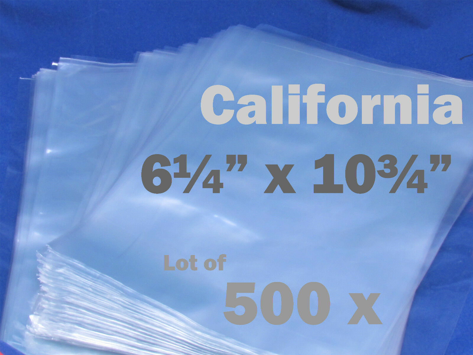 Lot Of 500 Pieces Heat Shrink Wrap Film Flat Bags 6¼ X10¾ Candles Pvc 6¼" X10¾"
