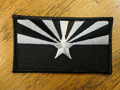 Arizona State Flag Black & White Embroidered Patch