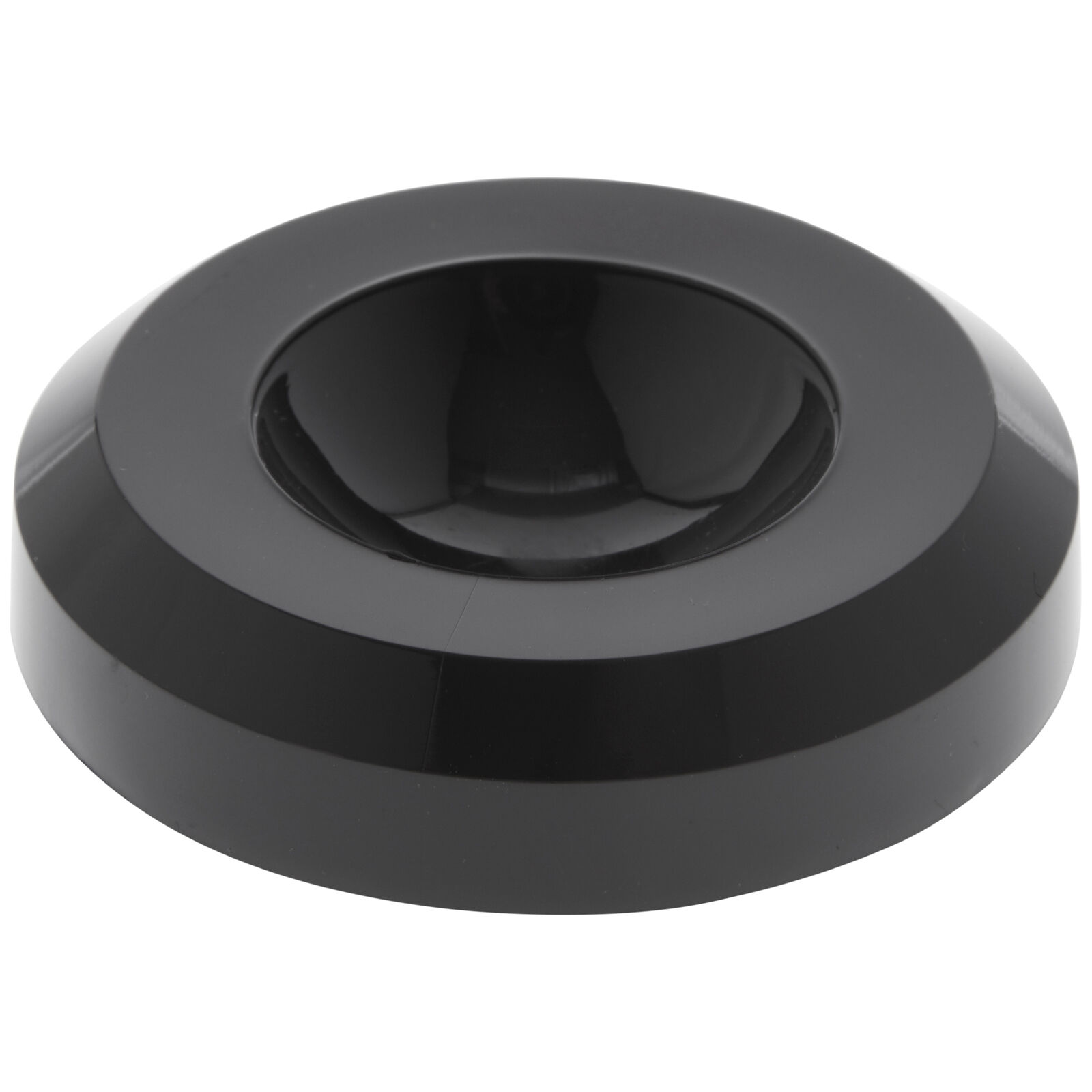 Plymor Black Acrylic Round Base With Circle Holds Sphere, 0.5"h X 2"w (12 Pack)