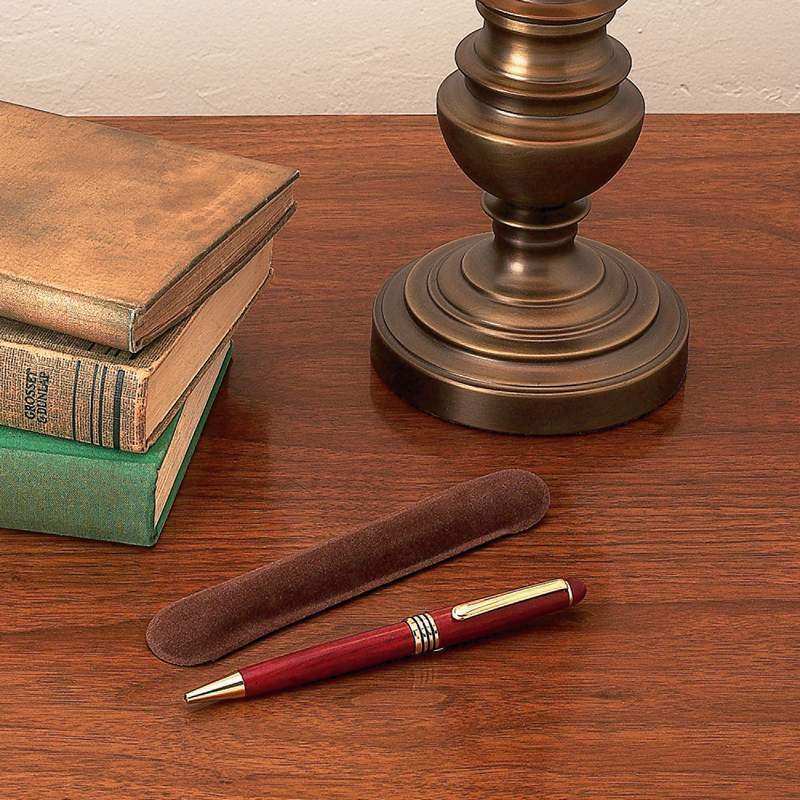 Executive Ink Pen With Brass Clip Alex Navarre Rosewood Twist Action Ballpoint