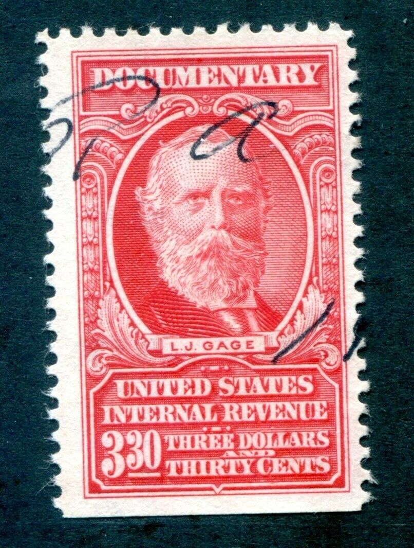 Us Scott #r674  $3.20 Documentary Used. Free Shipping. A