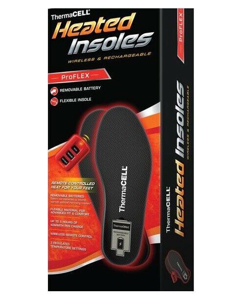 Thermacell Hw20-s Proflex Rechargeable Heated Insoles Small (3.5 - 5)