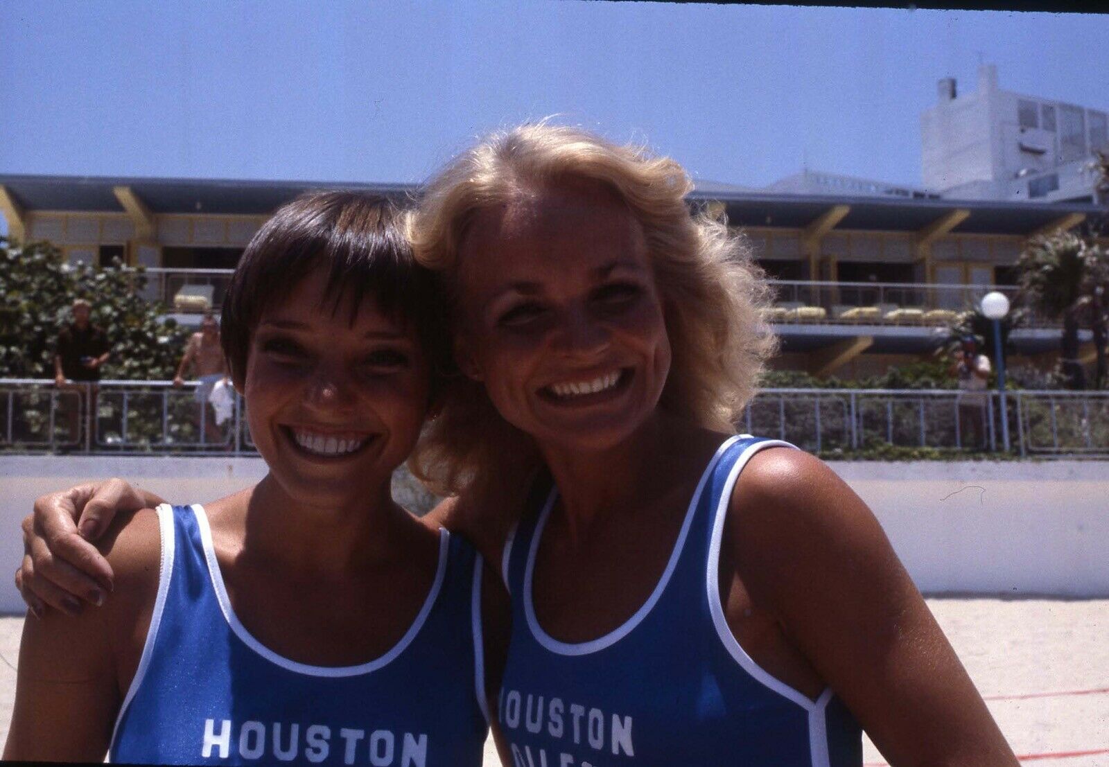 B563 Nfl Houston Cheerleaders 1st Cheerleader Challenge 1982 35mm Slide