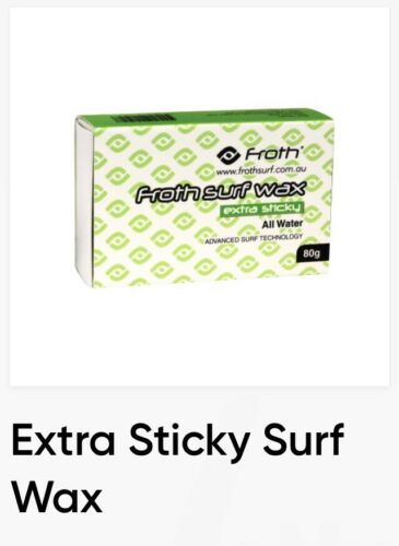 Froth Surf Wax All Water. Extra Sticky. Lot Of 3 Bars 80g Each.