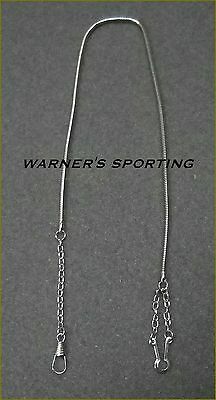 Warner Whistle Snake Chain Button Hook >nickel< 20” Uniform