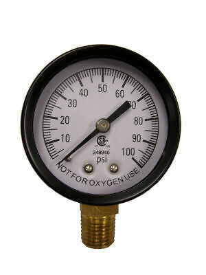 Simmons 1305 100 Psi 1/4" Well Pump Water Pressure Gauge
