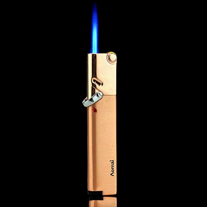 Cigar Torch Jet Lighter Refillable Butane Windproof Flame Cigarette Gas Lighters