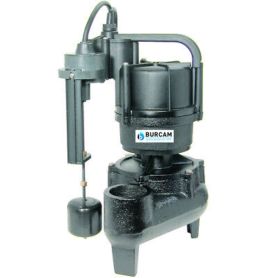 Burcam Pumps  1/2 Hp Heavy Duty Replacement Sewage Pump For Easy Flush System...
