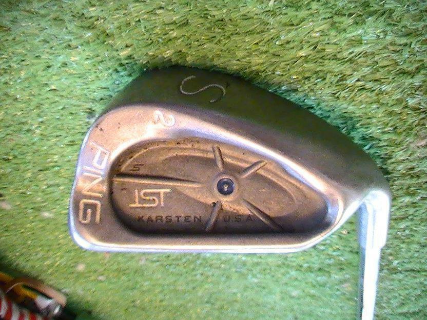 Ping Isi Right Hand Blue Dot Sand Wedge ...deep Grooves Legal For Amature Play !