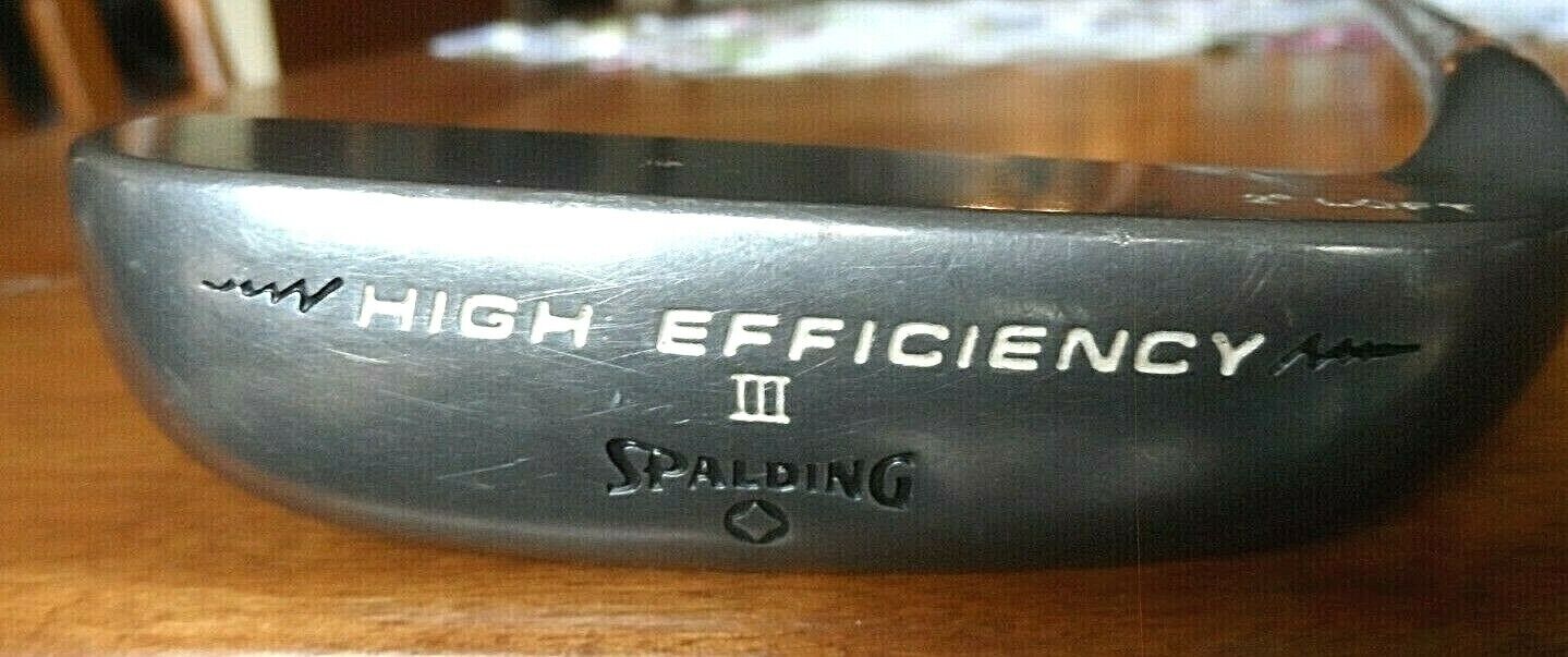 Spalding Efficiency Iii Ehz Putter Spalding Steel Shaft Lumpkin Grip 35"