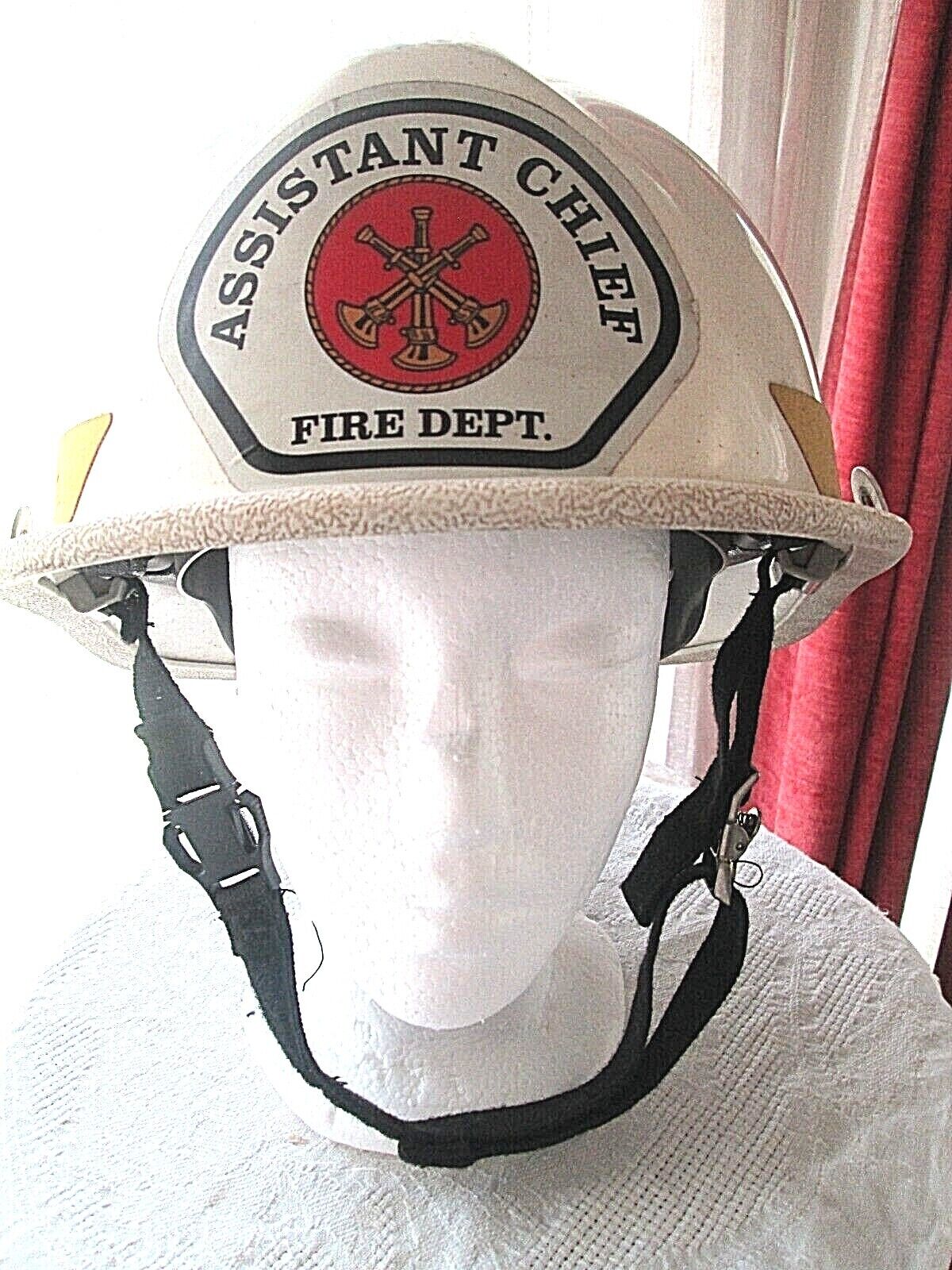 Bullard Series Pf Firedome Fire Helmet W/ Strap /marked: Made 1995