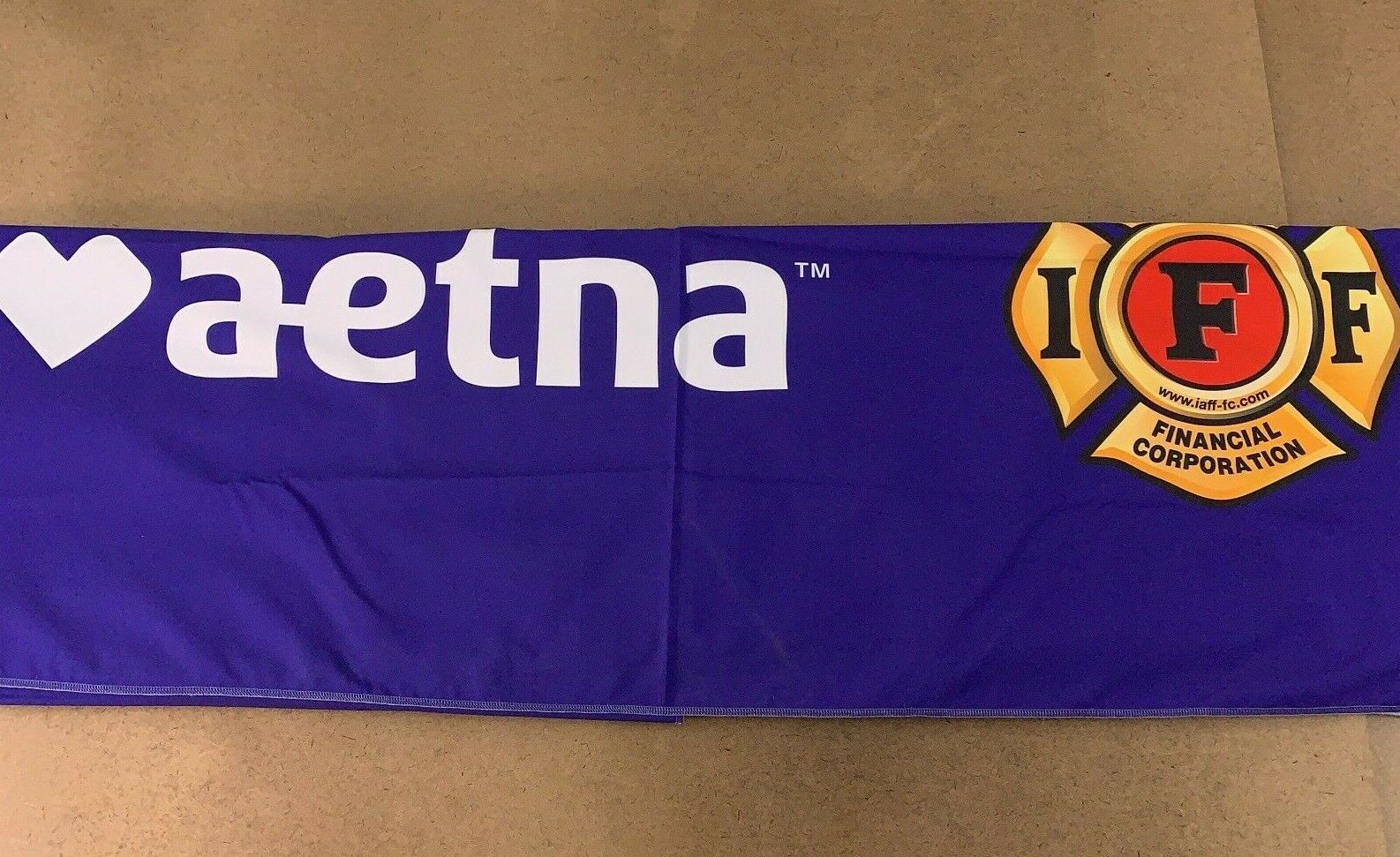 Aetna Logo 6 Foot Economy Throw Purple Table Cover New
