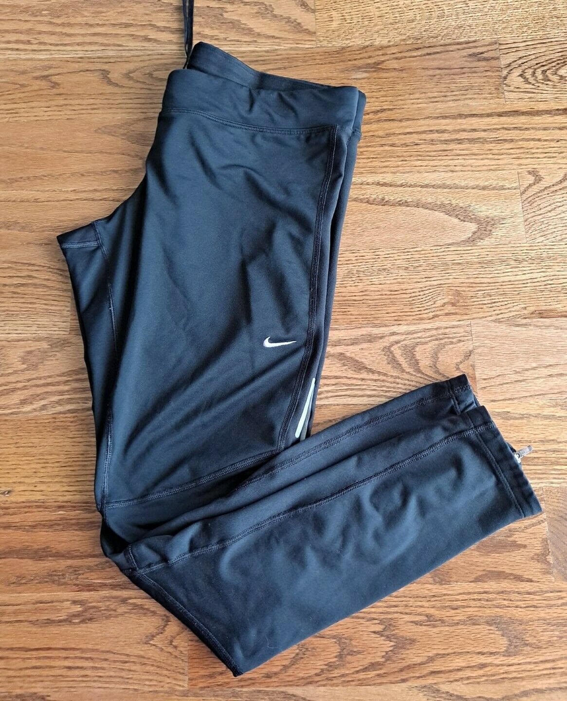 Nike Dri-fit Running Athletic Leggings Pants Women's Size Xl Black