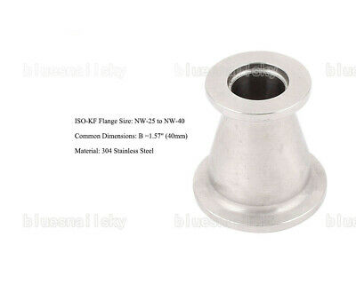 Us Conical Reducer Kf-40 (nw-40) To Kf-25 (nw-25),stainless Steel,vacuum Adapter