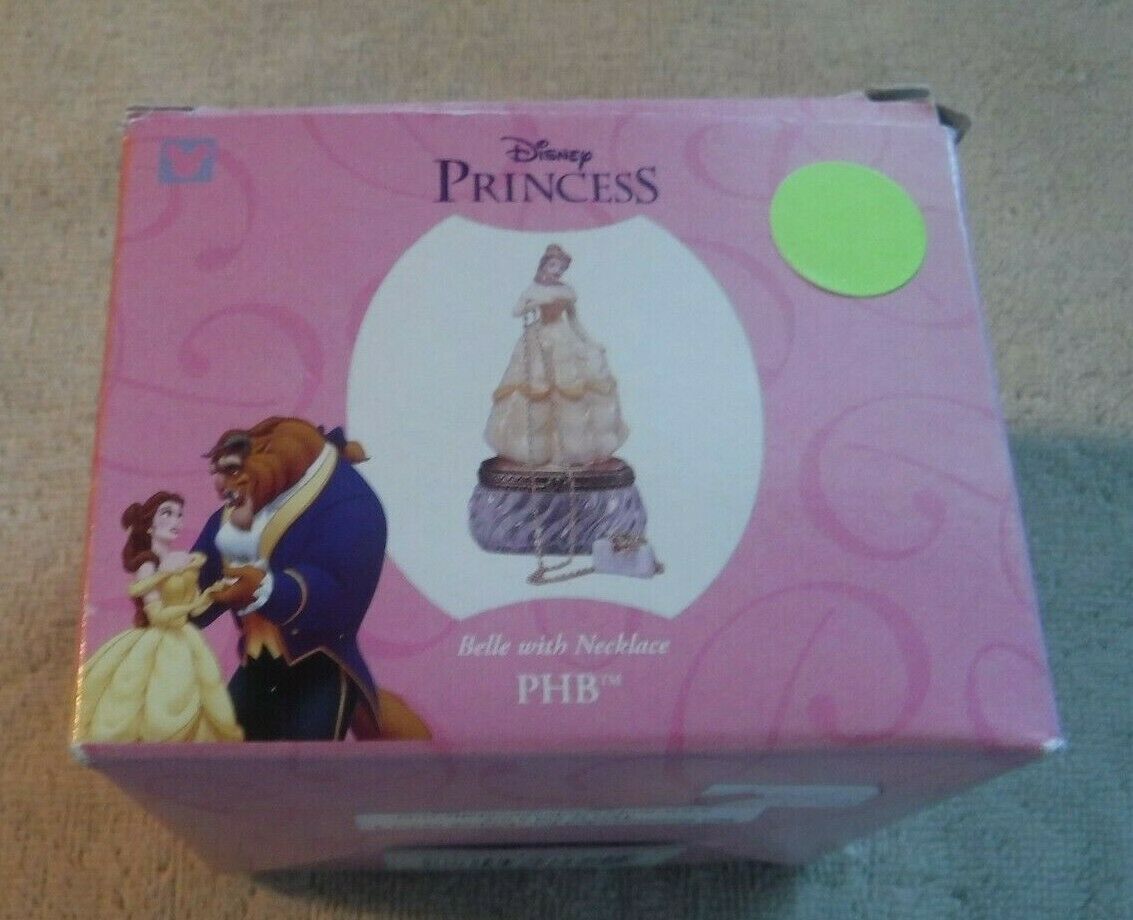 Disney Princess Phb Belle With Necklace / Treasure Box.