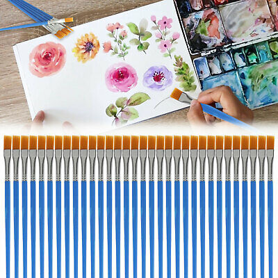 32 Pcs Artist Paint Brushes Set For Acrylic Oil Watercolour Painting Craft Model