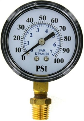 Parts 2 O Tc2104-p2 Well Pump Pressure Gauge,no Tc2104-p2      ,  Parts 2 O